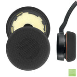 Geekria Comfort Mesh Fabric Replacement Ear Pads for Jabra Evolve 75/ 75UC/ 75+/ 75MS (Not fit for Jabra Evolve2 75 PC Wireless) Headphones, Ear Cushions (Black)