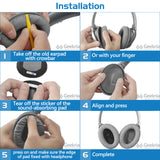 Geekria Comfort Velour Ear Pads for Bose New QuietComfort, QC 45/ 35II/ 35IIGaming/ 35/ 25/ 15/ SE, AE 2/2i/2w, SoundTrue, SoundLink AE2 Headphones, Ear Cushions with Video Guide (Black)