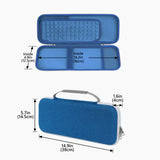 Geekria Hard Case Compatible with Pebble 2 Combo, Logitech K380/k380s Keyboard +M350/M350s Mouse, Protective Travel Bag for Keyboard and Pebble Mouse Combo (Blueberry)