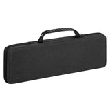 Geekria 65% Keyboard and Mouse Combo Hard Shell Case, Compatible with Keychron K6 HE/Q2 Max/V2, RK ROYAL KLUDGE R65/Galaxy68, Travel Carrying Bag for 68-Key Computer Keyboard (Dark Gray)