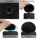Geekria for Creators Furry Windscreen Compatible with Rode Wireless GO Gen 3 III, GO 2, PRO, ME Mic DeadCat Wind Cover Muff, Fluff Cover Windshield, Wind Noise Reduction (Black / 3 Pack)