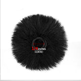 Geekria for Creators Furry Windscreen Compatible with Rode Wireless GO Gen 3 III, GO 2, PRO, ME Mic DeadCat Wind Cover Muff, Fluff Cover Windshield, Wind Noise Reduction (Black / 3 Pack)