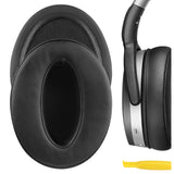 Geekria QuickFit Replacement Soft Ear Pads for Sennheiser HD 4.50BT/ 4.50BTNC/ 4.40BT/ 4.30G/ 4.20S/ 458BT/ 450/ 450BT/ 400S/ 350BT Headphones, Ear Cushions with Video Guide (Black)