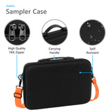 Geekria Hard Shell Travel Case Compatible with Akai Professional MPC Sample Portable Groovebox, Audio Sampler Carrying Bag (Orange)