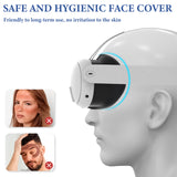 Geekria VR Silicone Face Pad Cover Compatible with Meta Quest 3, Washable Lightproof Anti-Leakage Cushion Pad Mask, VR Headset Face Shield (Black)