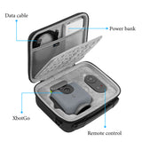 Geekria Carrying Case Compatible with XbotGo, Chameleon Hard Shell Protective Travel Bag (Dark Gray)