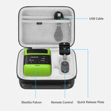 Geekria Hard Shell Travel Case Compatible with XbotGo Falcon, Tracking Sport Camera Carrying Bag (Dark Grey)