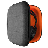 Geekria Shield Headphones Case Compatible with AKG K 240, K 92, Q701, K 712 Pro, K 702, K 701 Headphones, Replacement Protective Hard Shell Travel Carrying Bag with Cable Storage (Dark Grey)