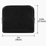 Geekria Elite Headphones Pouch, Soft Shell Replacement Protective Travel Carrying Bag with Cable Storage, Compatible with Bose QC Ultra II/45/35II/SC and More (Black)