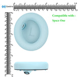 Geekria Replacement Ear Pads Compatible with Anker Soundcore Space One Headphones, Repair Parts (Sky Blue)