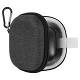 Geekria Shield Earbuds Case Compatible with Beats Powerbeats Pro 2 True Wireless Earbuds, Replacement Protective Hard Shell Travel Carrying Bag with Cable Storage, Waterproof Portable (Grey)