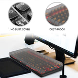 Geekria Tenkeyless TKL Keyboard Dust Cover, Clear Acrylic Keypads Cover for 80% Compact 87 Key Computer Mechanical Gaming Keyboard