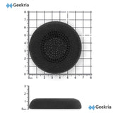 Geekria Comfort Mesh Fabric Replacement Ear Pads for Logitech Zone Wireless, Zone 900 (Do Not Fit Zone Wired/ 750/ Wireless 2) Headphones, Ear Cushions (Black)