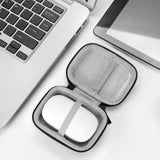 Geekria Shield Earbuds Case Compatible with Soundcore by Anker P41i, P40i, P30i, Liberty 5 True Wireless Earbuds, Replacement Hard Shell Travel Carrying Bag (Dark Grey)