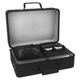 Geekria Shield Case Compatible with PlayStation 5 Console Dual Controller, Replacement Protective Hard Shell Travel Carrying Bag (Black)