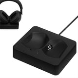 Geekria Headphones Charging Stand, Compatible with Sony WH-1000XM6 / 1000XM5, 3D Printed Resin Magnetic Dock, Gaming Headset Base (Black)