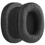Geekria QuickFit Replacement Ear Pads for Audio-Technica ATH-M40fs ATH-D40fs ATH-M66 Headphones Ear Cushions, Repair Parts (Black)