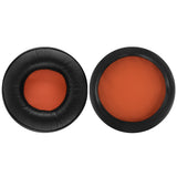 Geekria QuickFit Replacement Ear Pads for SteelSeries SIBERIA 800 840 Headphones Ear Cushions, Headset Earpads, Ear Cups Cover Repair Parts (Black / Orange)