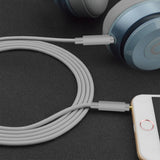 Geekria Audio Cable Compatible with Beats Studio Pro/3/2, Solo 4/3, Mixr, Executive Headphones , 1/8" (3.5mm) to 3.5mm Aux Replacement Stereo Cord (4 ft/1.2 m)