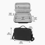 Geekria Hard Shell Travel Case, Compatible with Osee GoStream Duet 8 ISO, Audio Video Switcher Carrying Bag (Dark Gray)