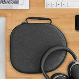 Geekria Shield Headphones Case Compatible with Bose QC Ultra II, QC 45/35II Gaming/25, Replacement Hard Shell Travel Carrying Bag with Cable Storage (Dark Grey)