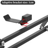 Geekria for Creators Mic Arm Headphones Hanger Clamp Mount, Headset Holder Hanger Clip Stand, Headphone Clamp-On Tube Holder for Microphone Boom Arm (Black)