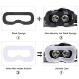 Geekria 100 Pcs Disposable Face Cover and Magic Stick Compatible with HTC Vive, Soft Breathable Non-Woven Fabrics for VR Headset