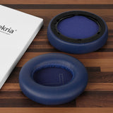 Geekria QuickFit Replacement Ear Pads Compatible with Anker Soundcore Life Q20, Q20+, Q20i, Life 2 (Not Fit for Life 2 Neo) Headphones, Repair Parts (Blue)