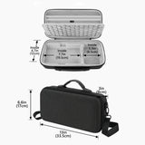 Geekria Hard Shell Travel Case Compatible with Korg Volca Drum / Volca Keys / Volca Beats / Volca FM2 / Volca Sample 2 / Volca Bass Audio Sampler Carrying Bag (Dark Gray)
