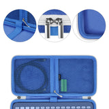 Geekria Keyboard Carrying Case, Hard Shell Protective Travel Bag for Small Compact Keyboard, Compatible with Logitech K380, Logitech Pebble Keys 2 K380s (Blueberry)