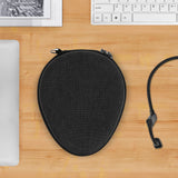 Geekria Shield Headphones Case for Bone Conduction Headphones, Replacement Hard Shell Travel Carrying Bag with Cable Storage, Compatible with Rumatas X6 max, Wigfar V18 and More (Dark Grey)