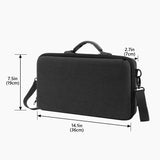 Geekria Travel Carrying Case, Compatible with Blackmagic Design ATEM Mini Pro / ATEM SDI, EVA Hard Shell Protective Bag (Dark Gray)