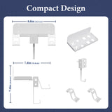 Geekria Wall Mount Kit Compatible with SONY Playstation 5 Slim Console, Disc & Digital Edition Metal Wall Hanging Stand, with 2-in-1 Magnetic Charging Cable, Headset Hanger