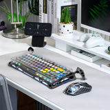 Geekria Keyboard Dust Cover Compatible with GravaStar Mercury K1/ Pro/ Lite/ V75 Pro/ Lite/ HE, Clear Acrylic Keypad Cover