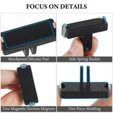Geekria Magnetic Adapter Mount Compatible with Insta360 GO Ultra Action Camera, Quick Release Adapter Accessories Suitable for Tripod, Selfie, Vlogging (Black)