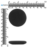Geekria 10 Pairs 2 Inch (50mm) QuickFit Foam Replacement Ear Pads for AKG Koss Logitech Plantronics Rapoo Sennheiser Sony Headphones Ear Cushions, Headset Earpads, Ear Cups Cover (Black)