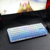 Geekria Tenkeyless TKL Keyboard Dust Cover, Clear Acrylic Keypads Cover for 80% Compact 87 Key Computer Mechanical Gaming Keyboard