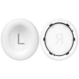 Geekria QuickFit Replacement Ear Pads for Anker Soundcore Life Q45, Space Q45 Headphones Ear Cushions, Repair Parts (White)
