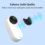 Geekria for Creators Microphone Wind Muff Compatible with Insta360 GO3, 3S Action Camera, Premium Wind Noise Reduction Cove, Mic Windscreen Foam (Per Box 6 Pcs)