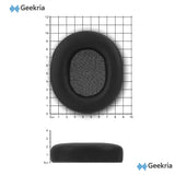Geekria Comfort Protein Leather Replacement Ear Pads Compatible with ASUS ROG Pelta Headphones Ear Cushions, Headset Earpads, Ear Cups Cover Repair Parts (Black)