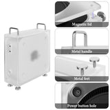 Geekria Chassis Stand, Acrylic Computer Case Holder, Compatible with Apple 2024 Mac Mini M4 / M4 Pro Mount, Desktop Accessories, Optimized heat dissipation (Frosted)