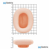 Geekria Comfort Mesh Fabric Replacement Ear Pads Compatible with AirPods MAX (A2096), AirPods MAX2 (A3184) Headphones, Ear Cushions (Orange)