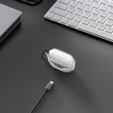 Geekria TPU Case Cover Compatible with Sony LinkBuds S True Wireless Earbuds, Protective Carrying Case with Keychain Hook, Charging Port Accessible (Clear)