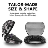 Geekria Storage Case Compatible with RAZER V2 Pro, Wolverine V3 Pro, Victrix, Luna, Steam Controller , Hard Shell Travel Bag, Game Protective Portable Box (Camouflage)