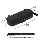 Geekria Hard Carrying Case Compatible with Insta360 Luna Ultra, Protective Travel Storage Case for Pocket Gimbal Camera, Waterproof Shockproof Organizer Bag with Lanyard Strap (Dark Grey)