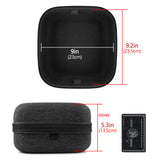 Geekria Shield Headphones Case Compatible with AKG K701, K702, Q701, K712, K601, K240, K242, K271, Replacement Hard Shell Travel Carrying Bag with Cable Storage (Dark Grey)