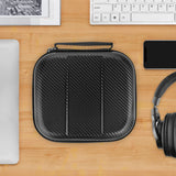 Geekria Shield Headphones Case Compatible with Audio-Technica ATH-MSR7NC, ATH-MSR7GM, ATH-MSR7BK, ATH-MSR7 Case, Replacement Hard Shell Travel Carrying Bag with Cable Storage (Black)