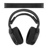 Geekria Flex Fabric Headband Pad Compatible with SteelSeries Arctis 5 & Arctis 3 All-Platform Gaming, Headphones Replacement Band, Headset Head Cushion Cover Repair Part (Black)