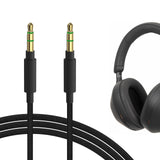 Geekria Audio Cloth Braided Cable Compatible with Sony WH-1000XM6/1000XM5/1000XM4, WH-CH720N, MDR-1000X Headphones, 3.5mm Replacement Stereo Cord (4 ft / 1.2 m)
