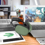 Geekria Silicone Skin Cover for AirPods Max Headphones, Scratch Protection Case / Earpieces Cover / Headset Speakers Skin Protector (Green)